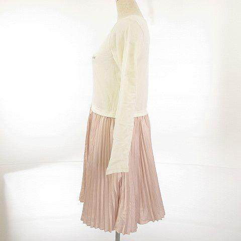 中古 メゾピアノ Mezzo Piano ワンピース プリーツ 長袖 ミニ プリント オフホワイト ピンク L 160 キッズの通販はau Pay マーケット ブランド古着のベクトル