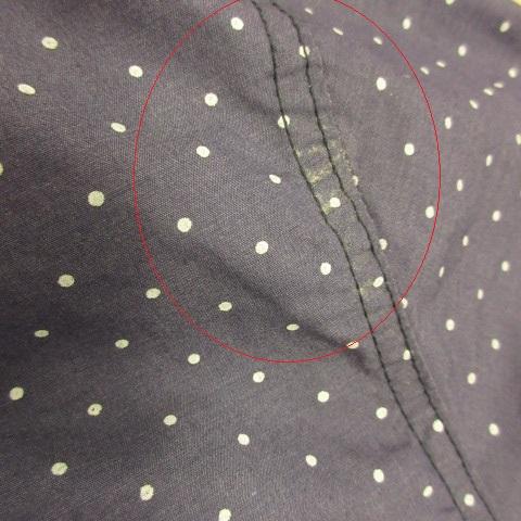 中古 ユニクロ Uniqlo ジャケット ブルゾン パーカー 長袖 薄手 ドット 紺 L E260 メンズ レディースの通販はau Pay マーケット ブランド古着のベクトル