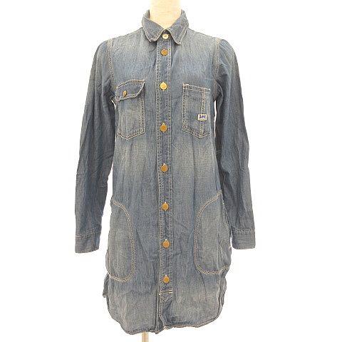中古 リー Lee ワンピース デニムシャツ 長袖 ミニ 青 M 73 レディースの通販はau Pay マーケット ブランド古着のベクトル