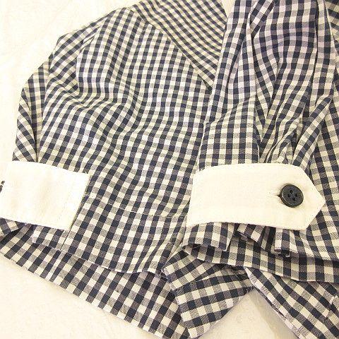 中古 ラコステ Lacoste シャツ ブラウス 半袖 ギンガムチェック 紺 白 38 24 レディースの通販はau Pay マーケット ブランド古着のベクトル
