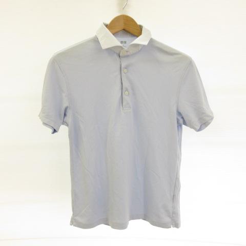 中古 ユニクロ Uniqlo カットソー ポロシャツ 半袖 水色 M E751 メンズの通販はau Pay マーケット ブランド古着のベクトル