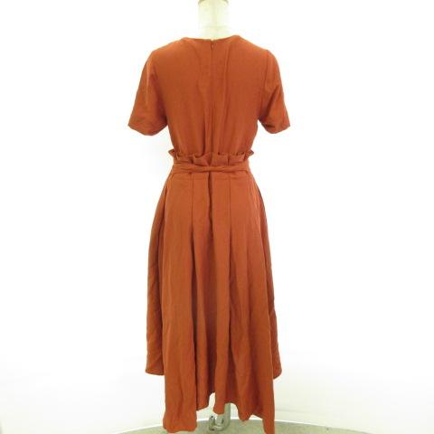 中古 ケイビーエフ Kbf アーバンリサーチ ロングワンピース フレア 半袖 テラコッタ E934 レディースの通販はau Pay マーケット ブランド古着のベクトル