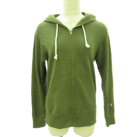 中古 チャンピオン Champion トレーナー パーカー 長袖 カーキ 緑 M E849 レディースの通販はau Pay マーケット ブランド古着のベクトル
