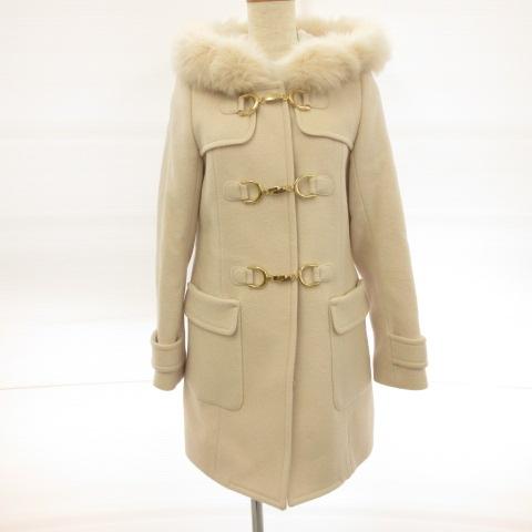 中古 レッセパッセ Laisse Passe ダッフルコート ロング 長袖 フォックスファー ピンクベージュ 36 レディースの通販はau Pay マーケット ブランド古着のベクトル