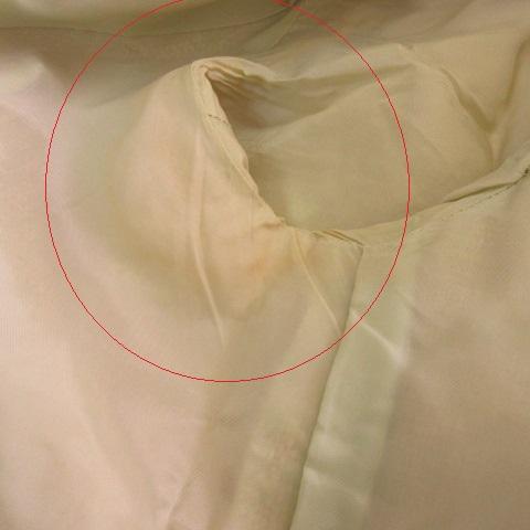 【中古】フォクシーブティック  FOXEY BOUTIQUE ノーカラージャケット 七分袖 ツイード リネン混 黄緑 42 レディース 中古】フォクシーブティック FOXEY BOUTIQUE ノーカラージャケット 七