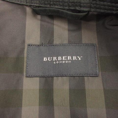【中古】バーバリー ロンドン BURBERRY LONDON ジャケット 長袖 薄手 リネン混 紺 L *E722 メンズの通販は