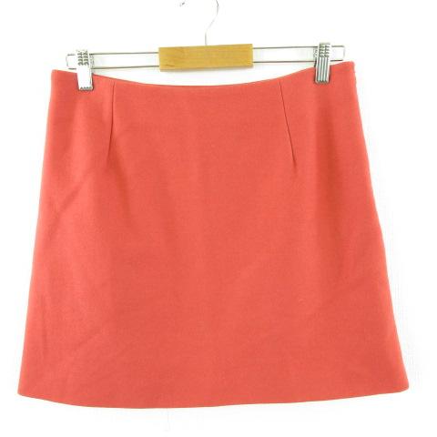 中古】キャシャレル cacharel ミニスカート タイト 赤 40 *A64  