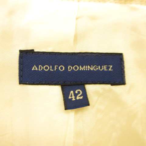 ADOLFO DOMINGUEZ ブラウス 42(L位) 黄