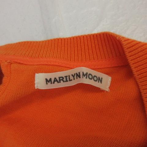 中古】マリリンムーン Marilyn Moon カーディガン ニット 七分袖