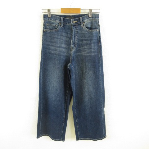 中古】ユニクロ UNIQLO JEANS デニムパンツ ジーンズ アンクル ハイ