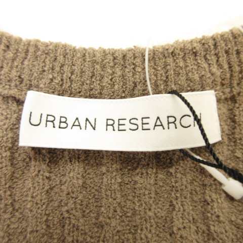 美品　URBAN RESEARCH　アーバンリサーチ　ニットセーター　カーキ　F