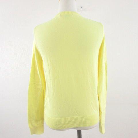 中古】ユニクロ UNIQLO カーディガン 長袖 黄 S *A716