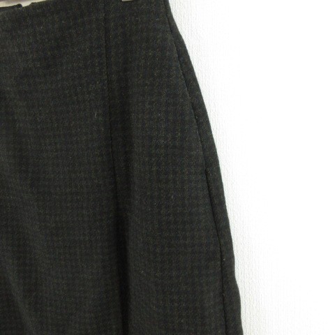 中古】ユニクロ UNIQLO ウールブレンドラップミニスカート