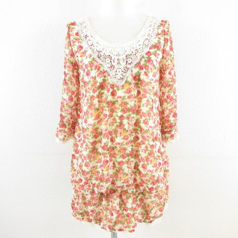 美品★マックスマーラ★袖なしチュニック＊黒(花柄) マックスマーラ（柄花・植物）（レディースファッション）の通販