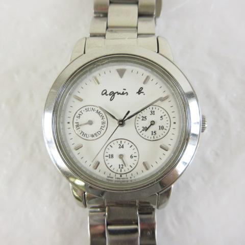 中古】アニエスベー agnes b. 腕時計 クォーツ V33J-0010