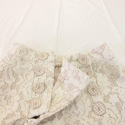 中古】リルリリー lilLilly セットアップ 半袖ブラウス ギンガム
