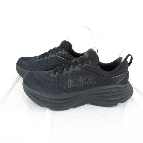 【中古】未使用品 ホカオネオネ HOKA ONE ONE スニーカー 1123202-BBLC 黒 26.5cm *T257 メンズ