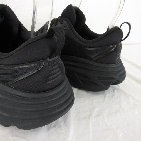 【中古】未使用品 ホカオネオネ HOKA ONE ONE スニーカー 1123202-BBLC 黒 26.5cm *T257 メンズ