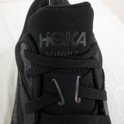【中古】未使用品 ホカオネオネ HOKA ONE ONE スニーカー 1123202-BBLC 黒 26.5cm *T257 メンズ