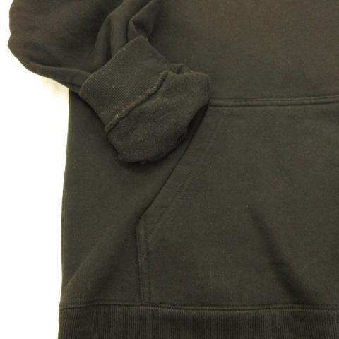 【中古】ステューシー STUSSY パーカー プルオーバー 長袖 裏起毛 ロゴ刺繍 118367 黒 *A250 メンズ_6