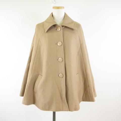 中古】セシルマクビー CECIL McBEE ポンチョコート ベージュ M *T921