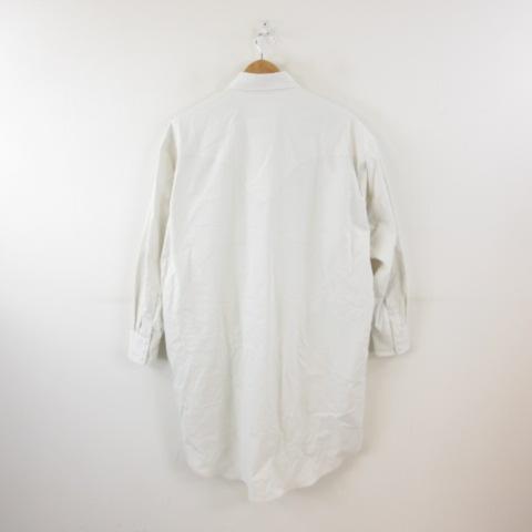 【中古】エルカルテット LQUARTET ロングシャツ 長袖 オフホワイト 白 *T807 レディース_1