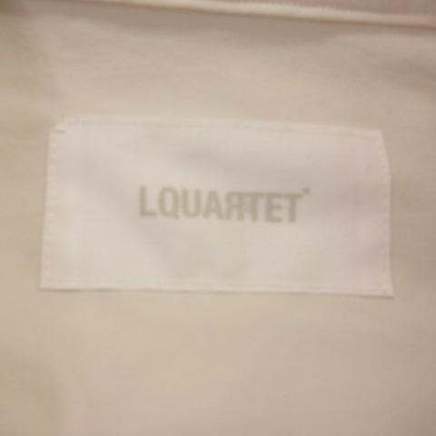 【中古】エルカルテット LQUARTET ロングシャツ 長袖 オフホワイト 白 *T807 レディース_2