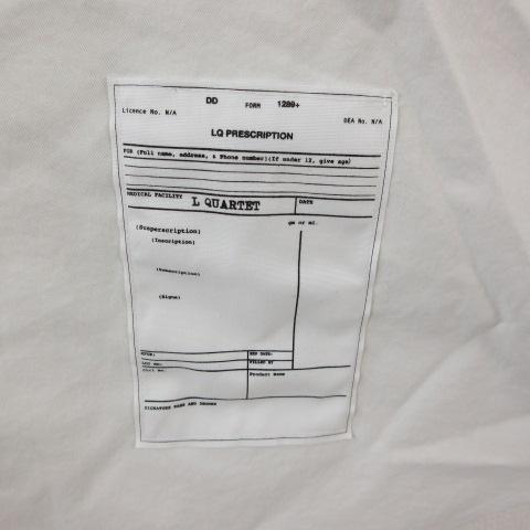 【中古】エルカルテット LQUARTET ロングシャツ 長袖 オフホワイト 白 *T807 レディース_4