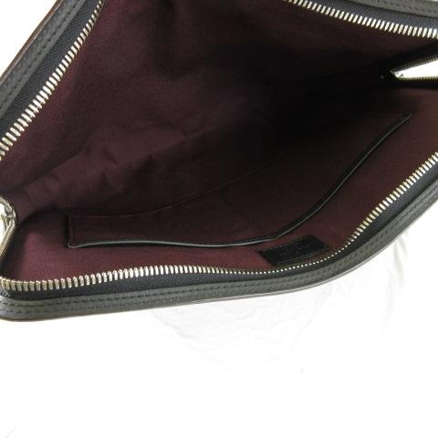 【中古】ルイヴィトン LOUIS VUITTON モノグラムマカサー ポートフォリオ セカンドバッグ クラッチ M40301 茶 メンズ_4
