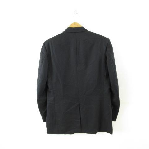【中古】Ariston's スーツ セットアップ テーラードジャケット ロングパンツ スラックス 黒 *T317 メンズ_1