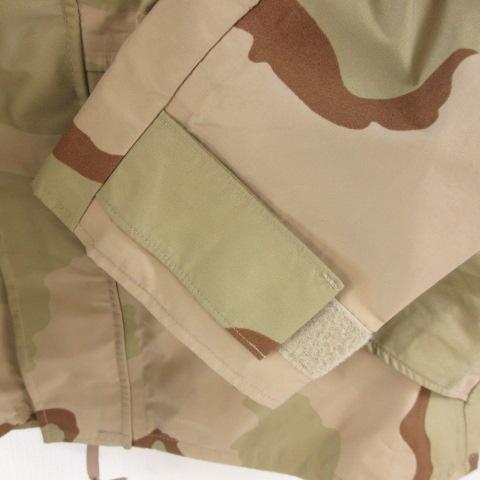 【中古】ユーエスアーミー U.S.ARMY ECWCS COLDWEATHER ミリタリージャケット 長袖 カモフラージュ柄 迷彩柄  M メンズ