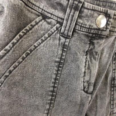 【中古】セリーヌ CELINE デニムパンツ ジーンズ ロング カーゴ ストレッチ 黒 34 *T806 メンズ_3