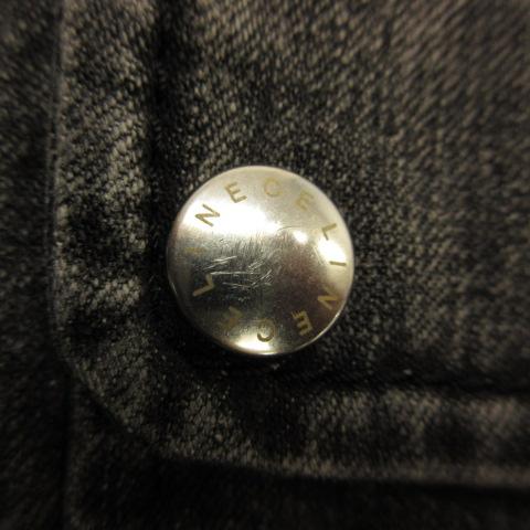 【中古】セリーヌ CELINE デニムパンツ ジーンズ ロング カーゴ ストレッチ 黒 34 *T806 メンズ_6