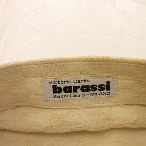 【中古】未使用品 バラシ barassi ボタンダウンシャツ 長袖 総柄 ベージュ 48 *A691 メンズ_2