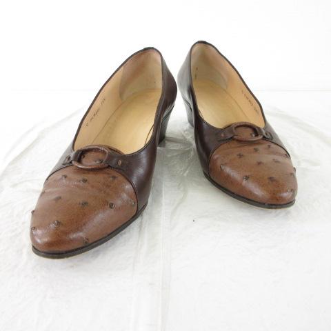 中古】タニノクリスチー TANINO CRISCI パンプス レザー
