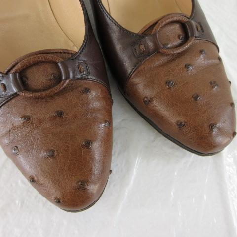 中古】タニノクリスチー TANINO CRISCI パンプス レザー