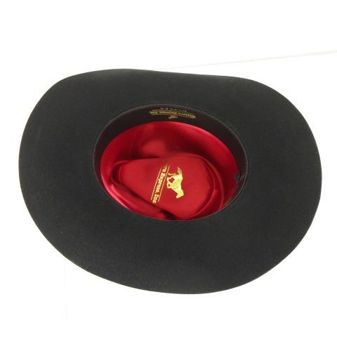中古】WESTERN EXPRESS inc カウボーイ ウエスタンハット 帽子 黒 7 5