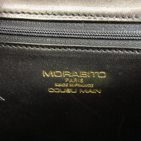 【中古】モラビト MORABITO トラヴィアータ ハンドバッグ カーフレザー 黒 *A295 レディース_2