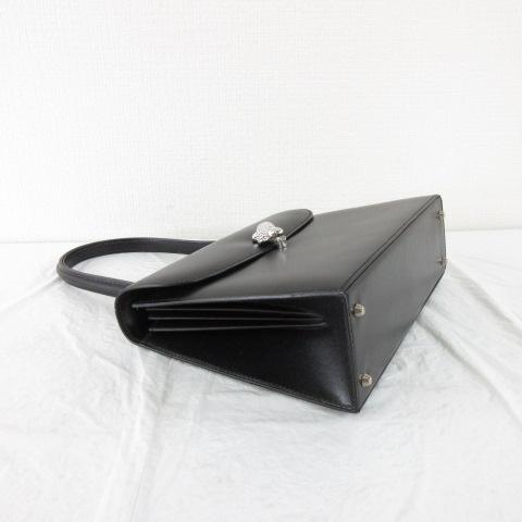 【中古】モラビト MORABITO トラヴィアータ ハンドバッグ カーフレザー 黒 *A295 レディース_3