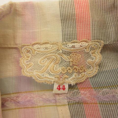 【中古】ロッサ ROSSA ジャケット 長袖 レース オフホワイト ピンク 44 *T570 レディース 中古】ロッサ ROSSA ジャケット 長袖 レース オフホワイト ピンク 44