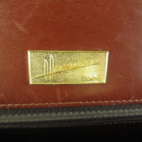 中古】ハマノ HAMANO ショルダーバッグ ハンド 2way クロコダイル