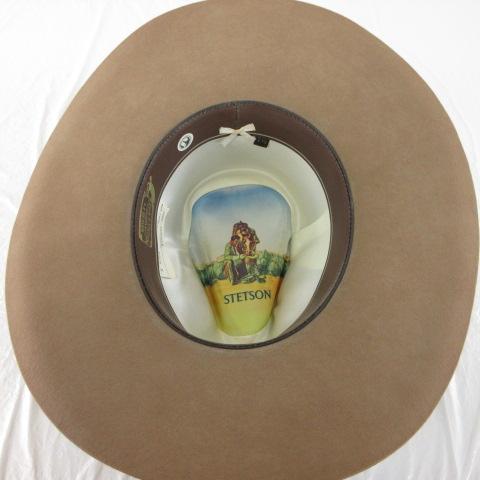 中古】ステットソン STETSON フェルトハット BEAVER 茶 7 1/2 *T1 メンズ