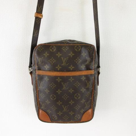 【極美品】　ルイヴィトン　ダヌーブ　モノグラム　ショルダーバック　ヌメ革 LOUIS VUITTON ルイヴィトン ダヌーブモノグラムショルダーバッグ