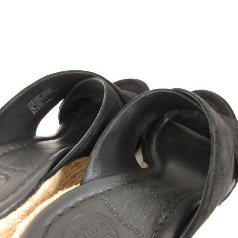 中古】トリーバーチ TORY BURCH ウェッジソールサンダル レザー