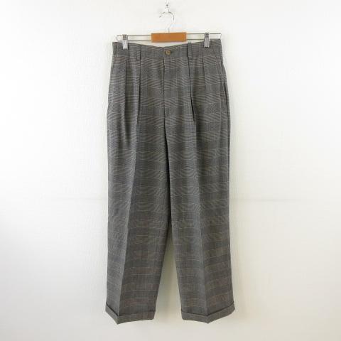 【中古】未使用品 タケオキクチ TAKEO KIKUCHI ダブルスーツ セットアップ テーラード チェック グレー 紺 03 メンズ_3