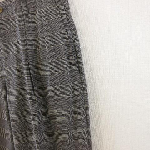 【中古】未使用品 タケオキクチ TAKEO KIKUCHI ダブルスーツ セットアップ テーラード チェック グレー 紺 03 メンズ_6