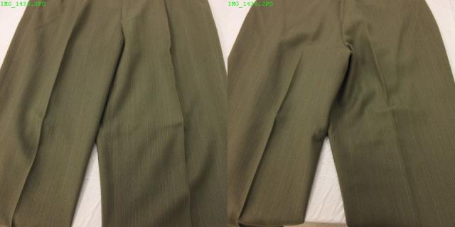 【中古】タケオキクチ TAKEO KIKUCHI ダブルスーツ セットアップ テーラード 長袖 緑 *A98 メンズ_7