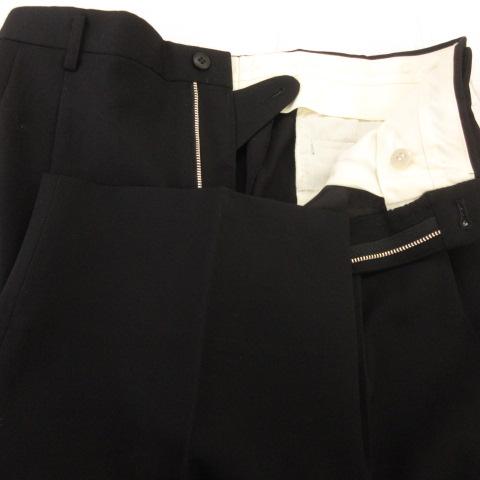 【中古】タケオキクチ TAKEO KIKUCHI スーツ ブラックフォーマル ダブルジャケット 長袖 パンツ 黒 *T372 メンズ_6