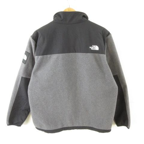 【中古】ザノースフェイス THE NORTH FACE デナリジャケット 長袖 フリース グレー 黒 XL *T624 メンズ_1