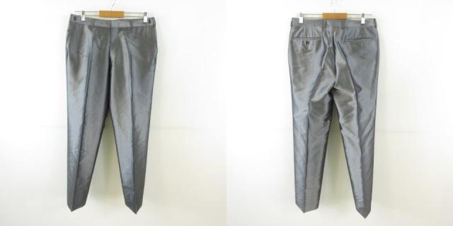 【中古】ワタベウェディング Avica uomo タキシード スーツ 3ピース ジャケット パンツ ベスト グレー BM メンズ_5
